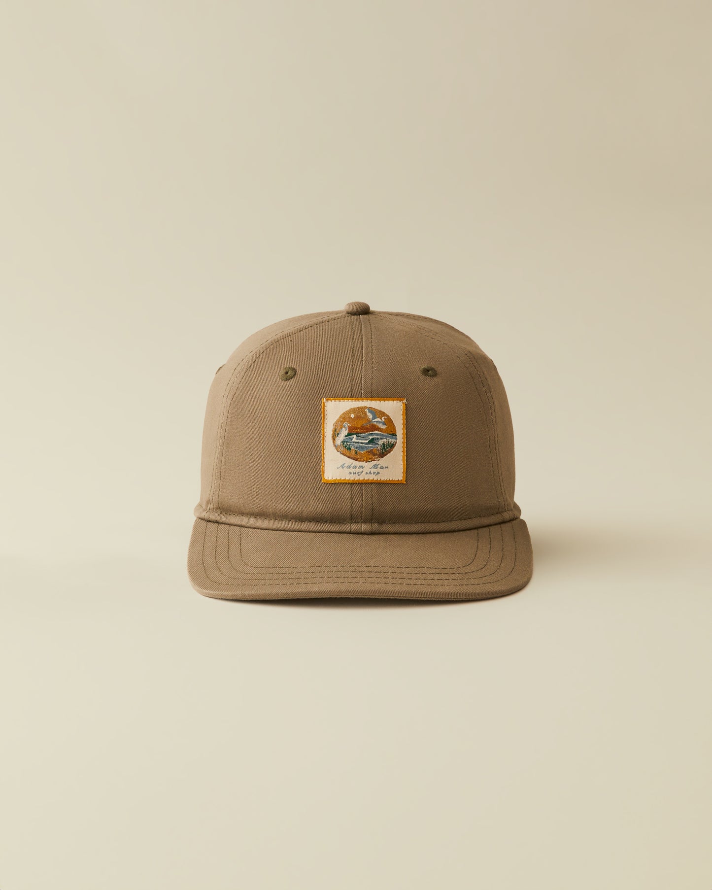 Leather Strapback- ( sage )