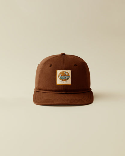 Leather Strapback- ( rust )