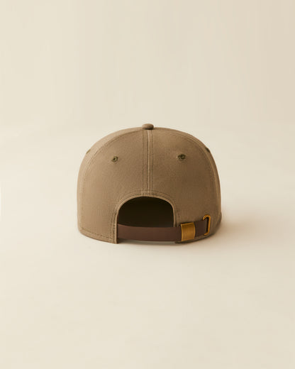 Leather Strapback- ( sage )