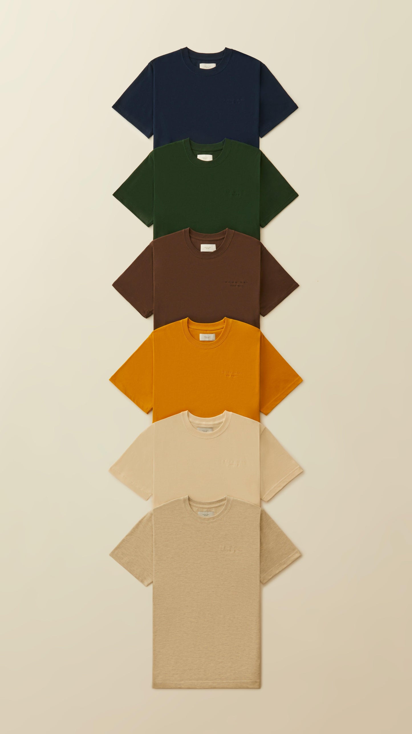AM Uniform - short sleeve tee ( brown )