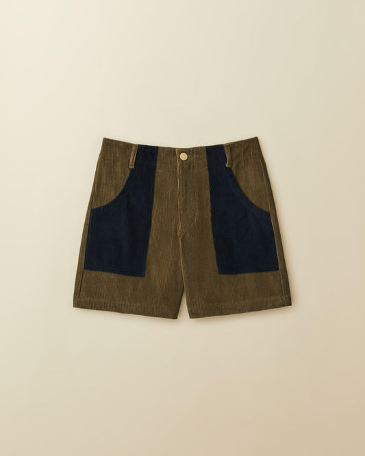 Patch Pocket Cordies ( navy and olive )