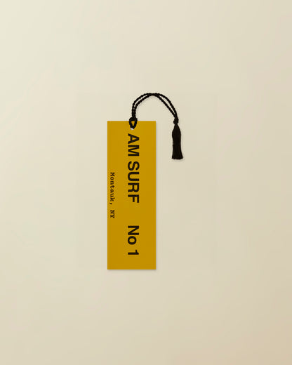 AM Surf - paper bookmark ( black and yellow )